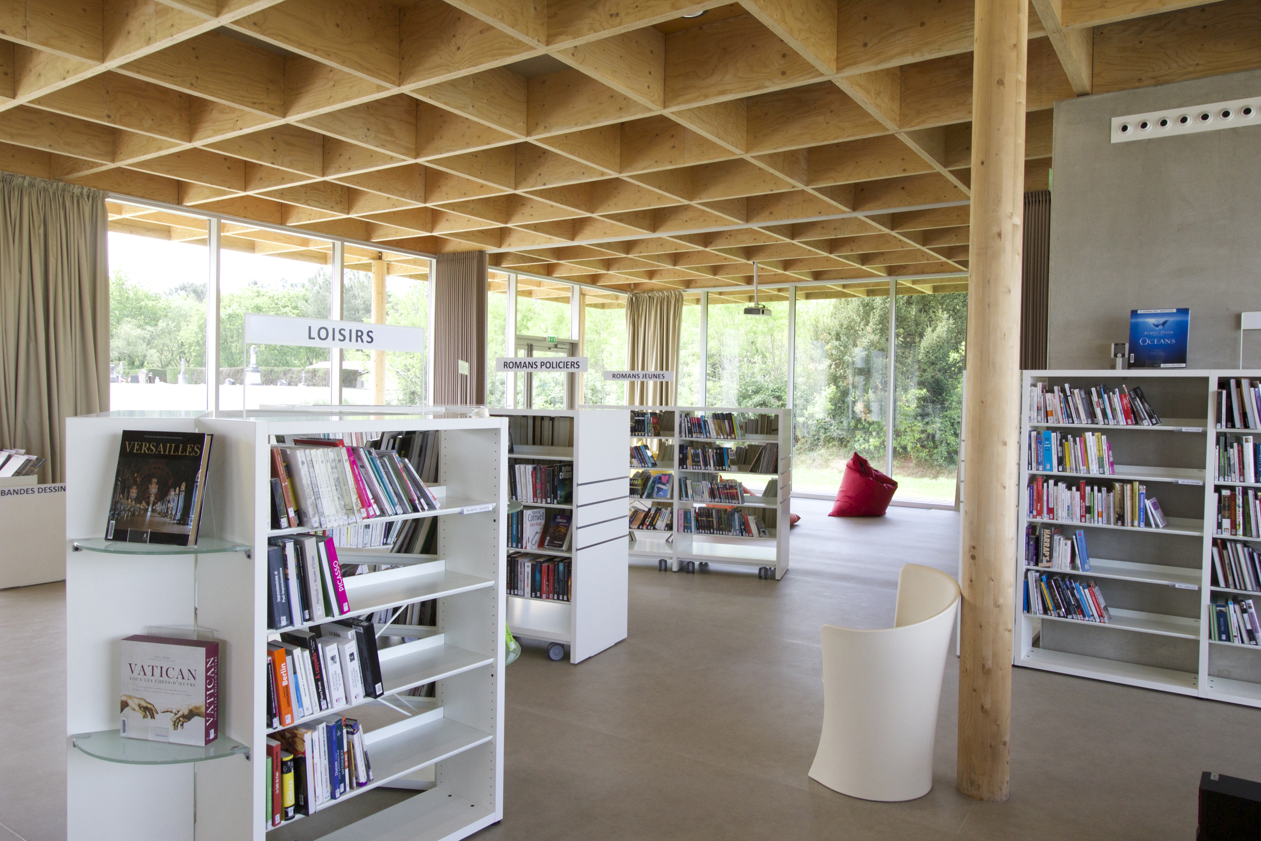 Médiathèque de Sainte-Hélène - photo du projet