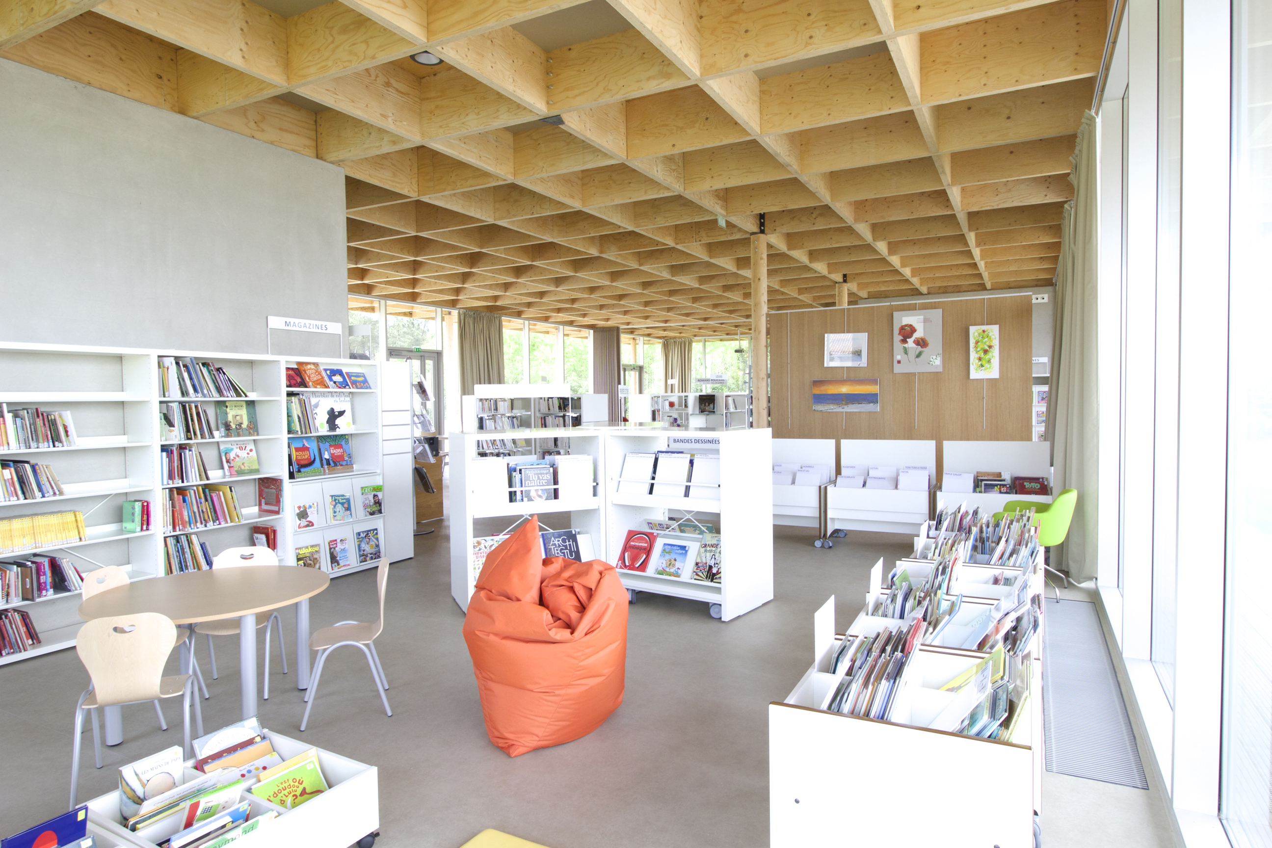 Médiathèque de Sainte-Hélène - photo du projet