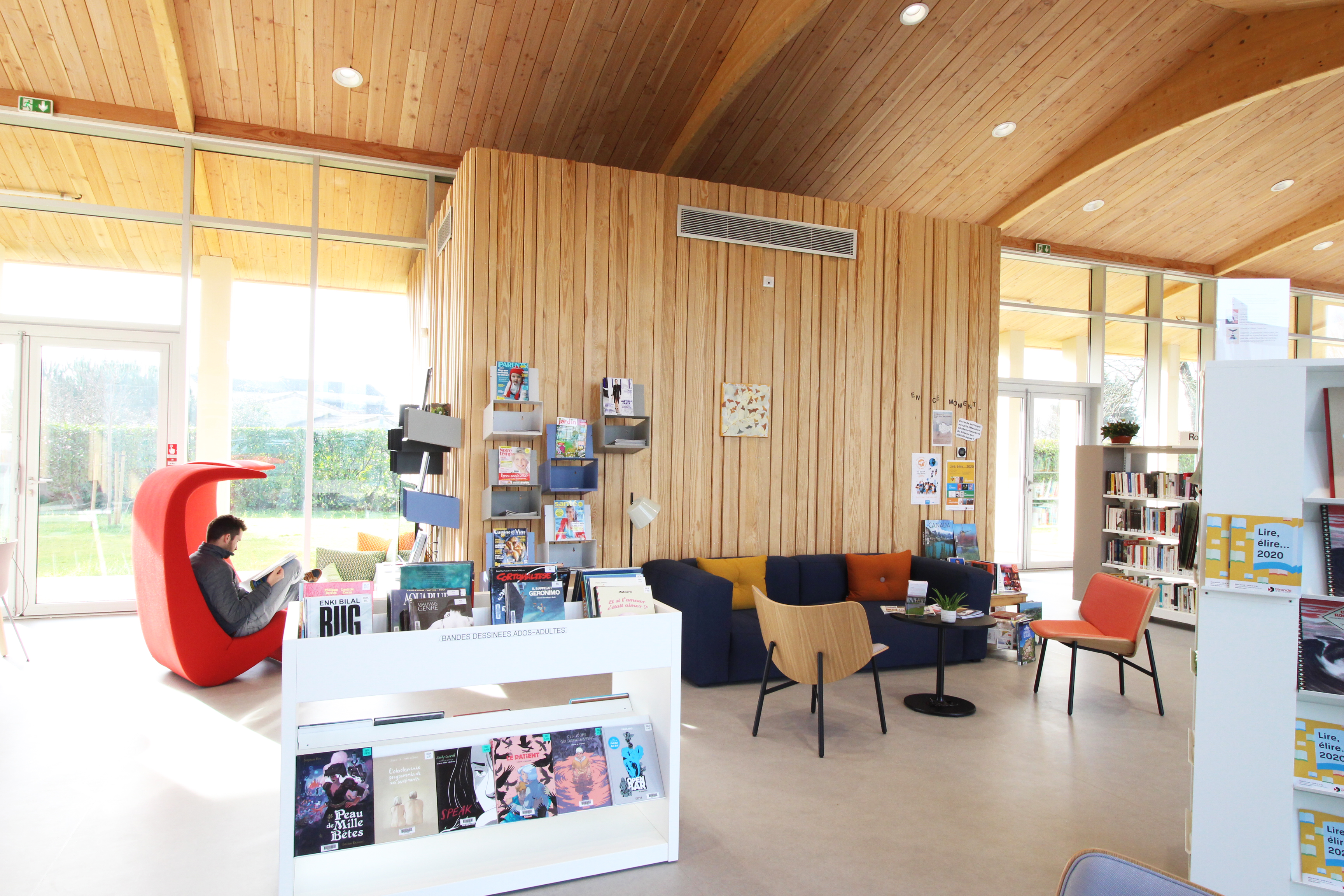 Médiathèque de Saint-Sulpice-de-Faleyrens - photo du projet
