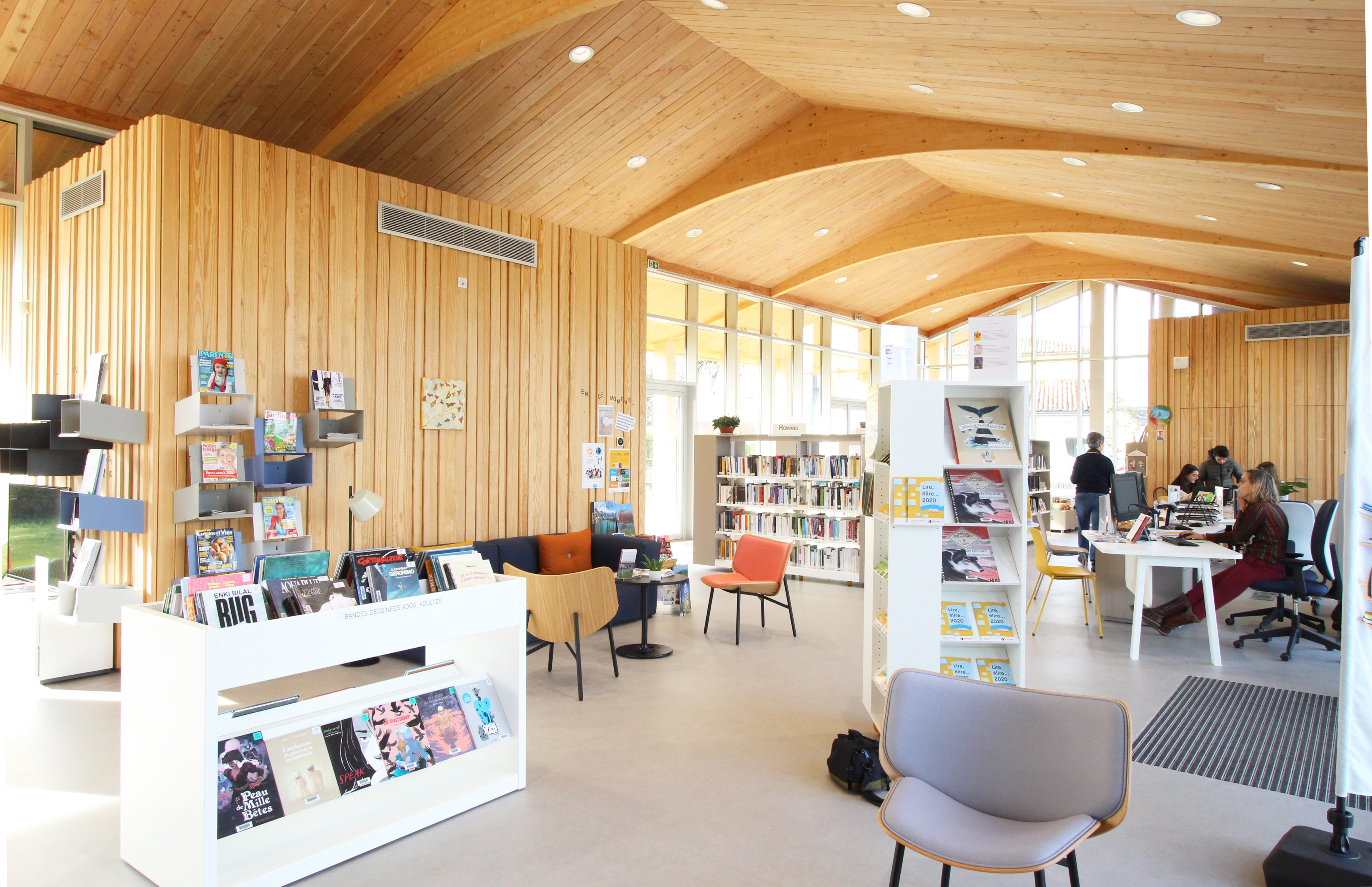 Médiathèque de Saint-Sulpice-de-Faleyrens - photo du projet