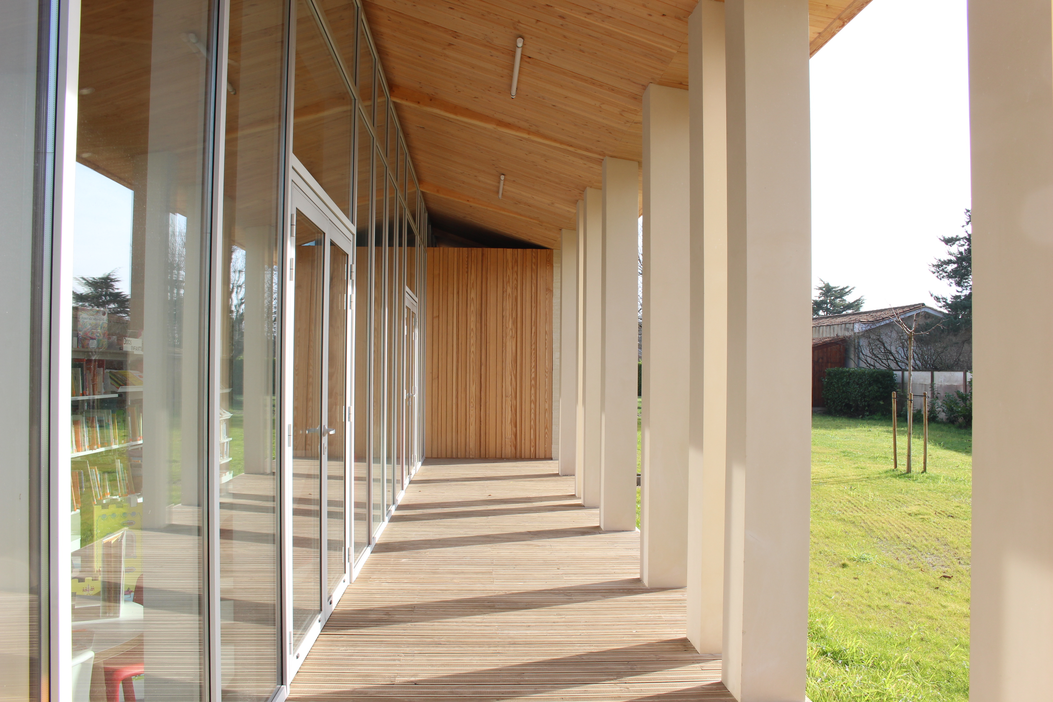 Médiathèque de Saint-Sulpice-de-Faleyrens - photo du projet