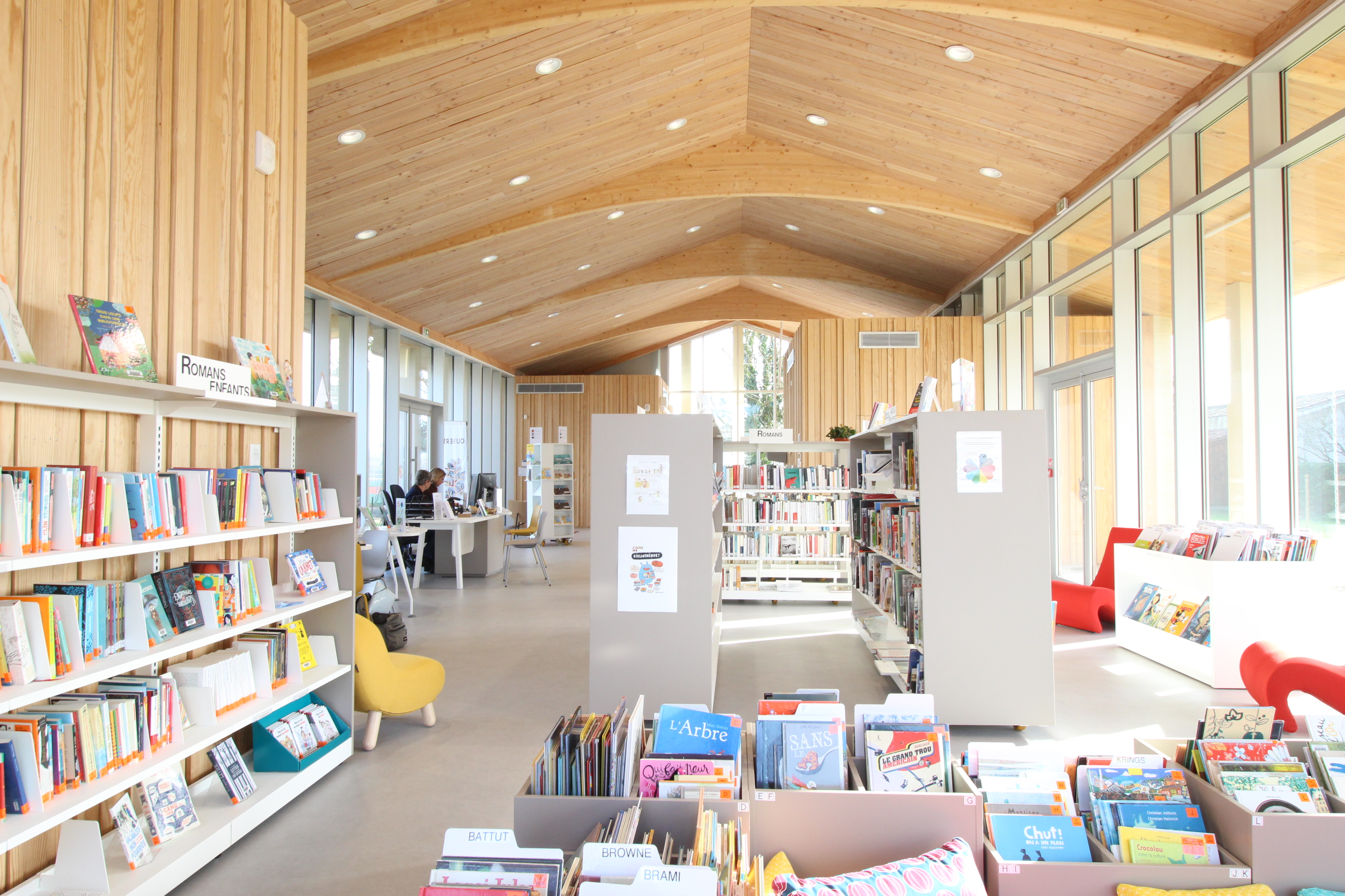 Médiathèque de Saint-Sulpice-de-Faleyrens - photo du projet
